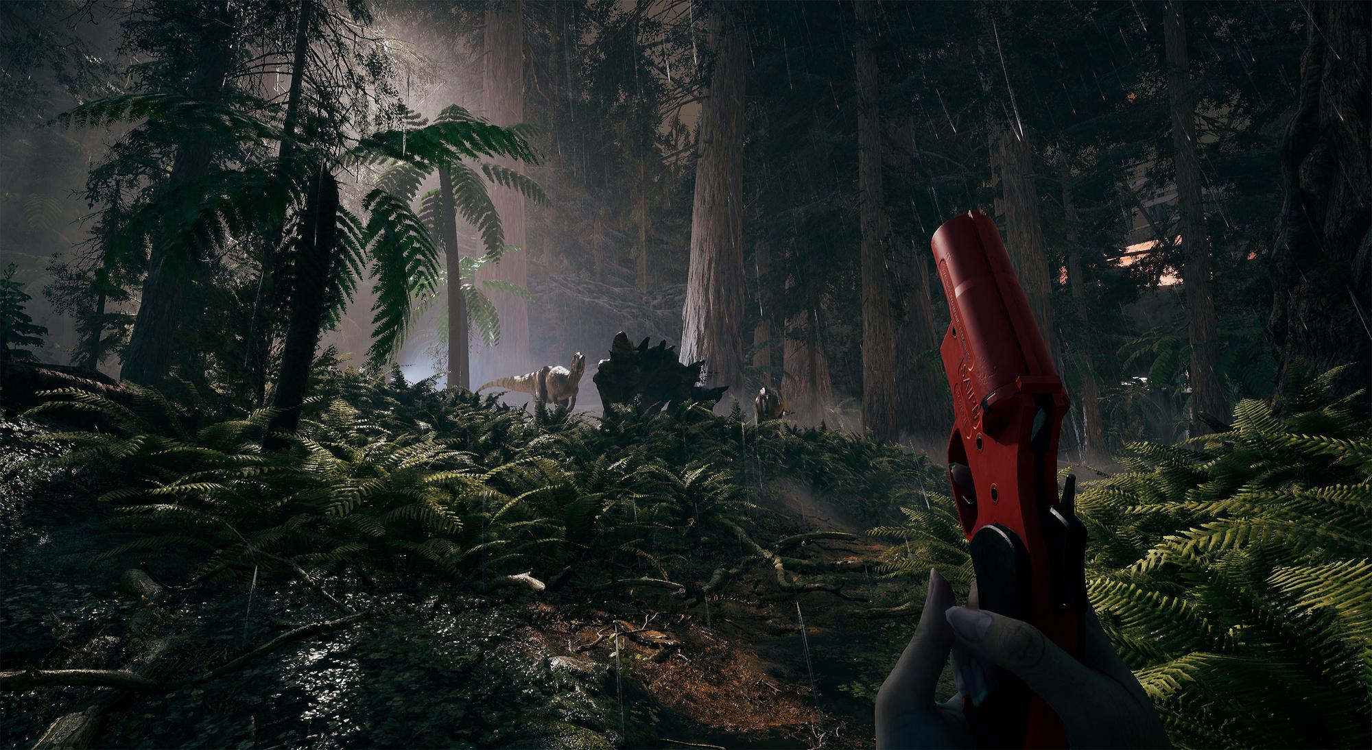 First-Person Survival Horror Dinosaur Game